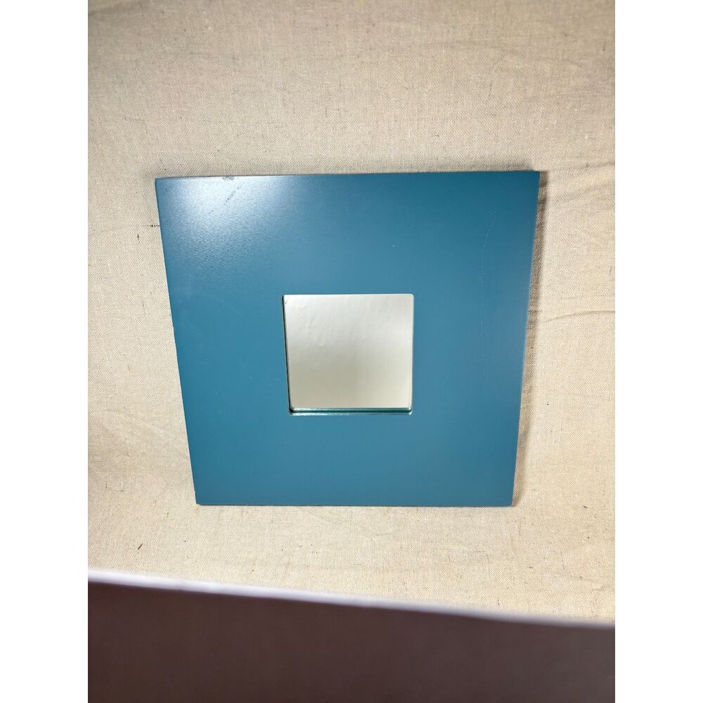 Ikea Malma Mirror Blue Square Free-Standing Decor READ DESCRIPTION